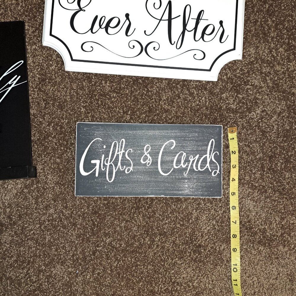Hobby Lobby Bundle of Wedding,Card And Guest Book Signs - Picture 7 of 12